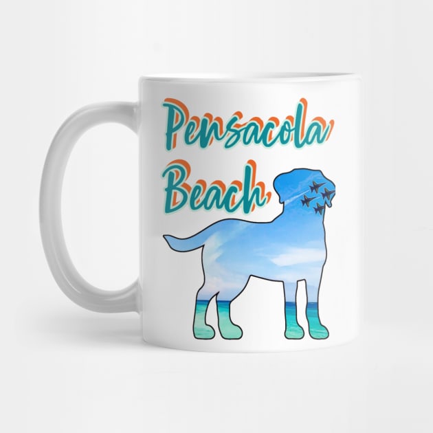 Pensacola Beach Florida Teal by Witty Things Designs